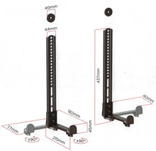 Load image into Gallery viewer, Ezymount ESB-15B Universal Clamping Sound Bar Mount adjustable to suit various size Soundbars 15Kg